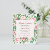 Kostengünstige Rose Brautdusche (Stehend Vorderseite)