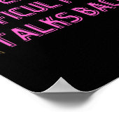 Kostengünstige Schwierigkeiten und Gespräche zur U Poster (Ecke)