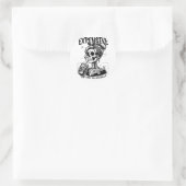 Kostengünstige Schwierigkeiten und Gespräche zurüc Runder Aufkleber (Tasche)