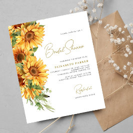 Kostengünstige und elegante Sonnenblumendusche