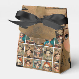 Kostenkasten für Frauen beim Lesen von Büchern Geschenkschachtel