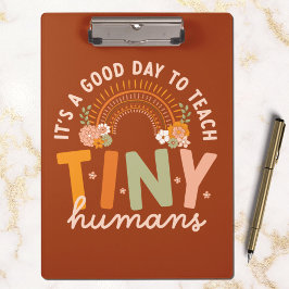 Kostenkatalog für Preschool-Lehrer von Retro Boho Klemmbrett