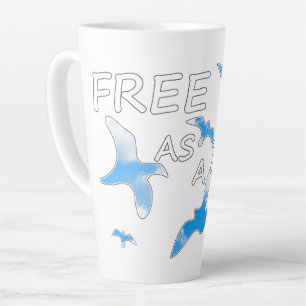 Kostenlos als Vogel 2 Milchtasse
