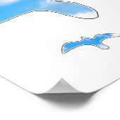 Kostenlos als Vogel 2 Poster (Ecke)