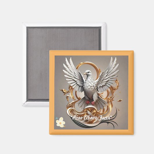 "Kostenlos nach oben" Magnet (Vorderseite/Rückseite)