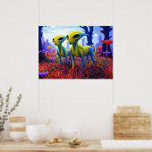 Kostenlos streunende KI-Aliens Poster (Küche)