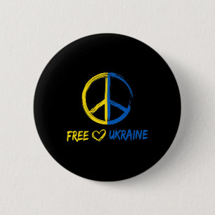 Kostenlos Ukraine Friedenszeichen Für Frauen Männe Button