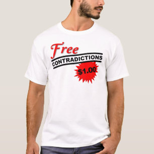 Kostenlos Widersprüche Lustiges T-Shirt
