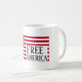 Kostenlose Amerika Kaffeetasse (VorderseiteRechts)