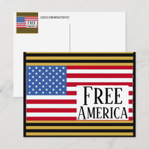 Kostenlose Amerika Postkarte