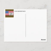 Kostenlose Amerika Postkarte (Rückseite)