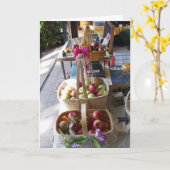 "KOSTENLOSE ÄPFEL ZUM VERKAUF" Gratulationskarte Karte (Gelbe Blume)