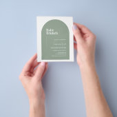 Kostenlose Babybrunch-Babydusche auf der Verpackun Flyer (Gruppe)