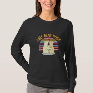 Kostenlose Bärenumarmungen Süßer Kleiner Bär Panda T-Shirt
