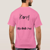 Kostenlose Beispiele T-Shirt (Rückseite)