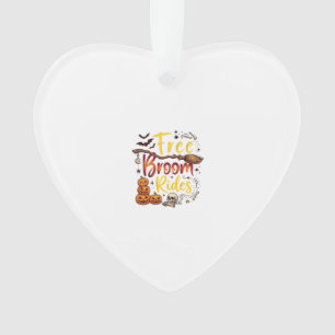 Kostenlose Besenfahrten Halloween Kürbisse Schädel Ornament