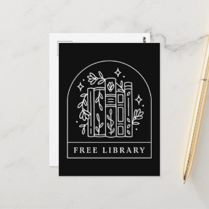 Kostenlose Bibliotheksbuchexchange Postkarte