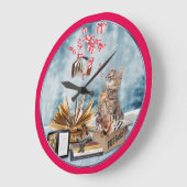 Kostenlose Bücher Große Wanduhr (Winkel)