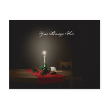 Kostenlose Cookies - weiße Weihnachts-Postkarte