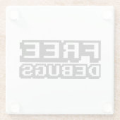 KOSTENLOSE DEBUGS GLASUNTERSETZER (Rückseite)