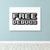 KOSTENLOSE DEBUGS LEINWANDDRUCK (Insitu (Holzboden))