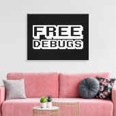 KOSTENLOSE DEBUGS LEINWANDDRUCK (Insitu (Wohnzimmer))