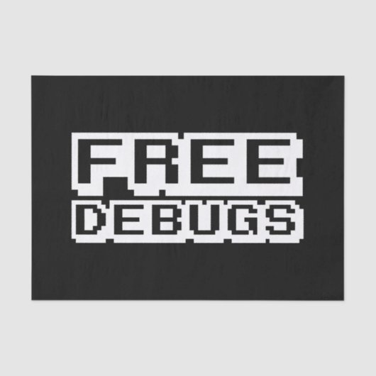 KOSTENLOSE DEBUGS SEIDENPAPIER (Vorderseite)