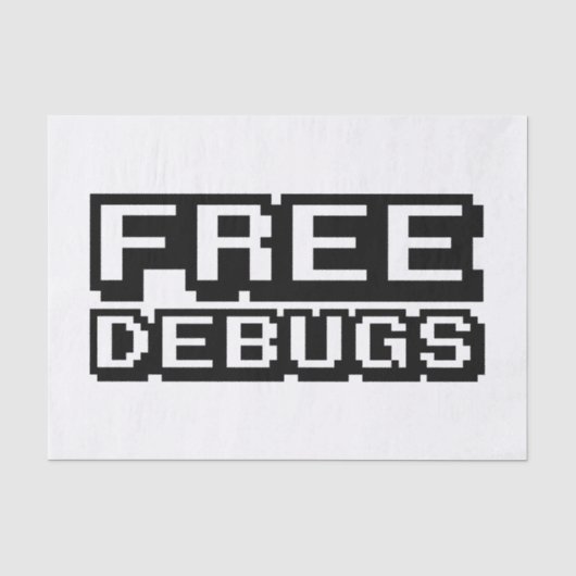 KOSTENLOSE DEBUGS SEIDENPAPIER (Vorderseite)
