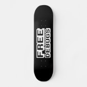 KOSTENLOSE DEBUGS SKATEBOARD (Vorderseite)