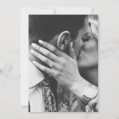 Kostenlose Drinks Cocktail Foto Sonnige Hochzeit Save The Date (Rückseite)