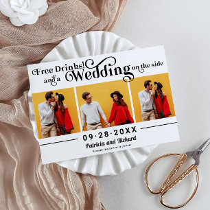 Kostenlose Getränke Lockere Hochzeit Termin speich Einladung