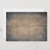 Kostenlose Getränke | Rustic Wood Funny Save the D Save The Date (Rückseite)