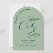 Kostenlose Getränke Save the Date Hochzeiten für G Einladung (Vorderseite)