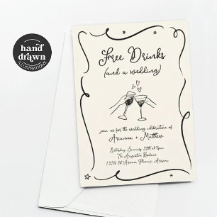 Kostenlose Getränke und eine Einladung zur Hochzei