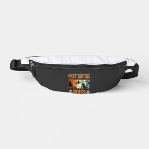 Kostenlose Halloween-Besenritte Hexe Katze Bauchtasche