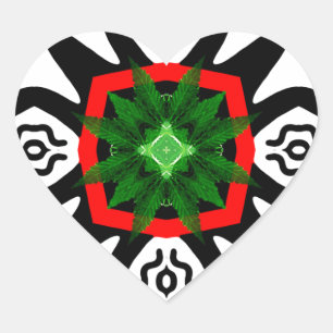 Kostenlose Herb_ Herz-Aufkleber