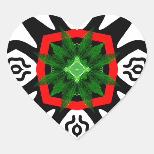 Kostenlose Herb_ Herz-Aufkleber (Vorderseite)