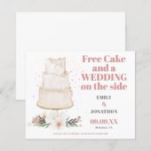 Kostenlose Hochzeit Save the Date (Vorne/Hinten)