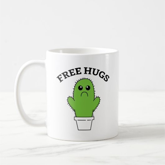 Kostenlose Hugs Coffee Tasse (Links)