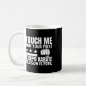 Kostenlose Kenpo-Karate-Lektion für lustigen ameri Kaffeetasse (Links)