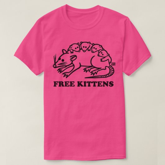KOSTENLOSE KITTENS T-Shirt (Design vorne)