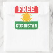 KOSTENLOSE KURDISTAN FLAG STICKERS (Tasche)