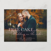 Kostenlose lustige Hochzeitstorte Save The Date Vo