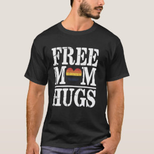 Kostenlose Mama Umarmungen LGBT Pride Parade Ally T-Shirt
