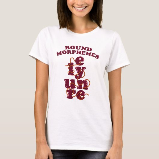 Kostenlose Morphemes Phonics Englisch lernen T-Shirt (Vorderseite)