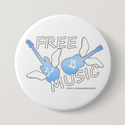Kostenlose Musik Button (Vorderseite)
