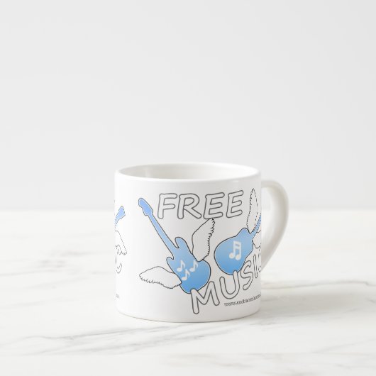 Kostenlose Musik Espressotasse (Vorderseite Rechts)