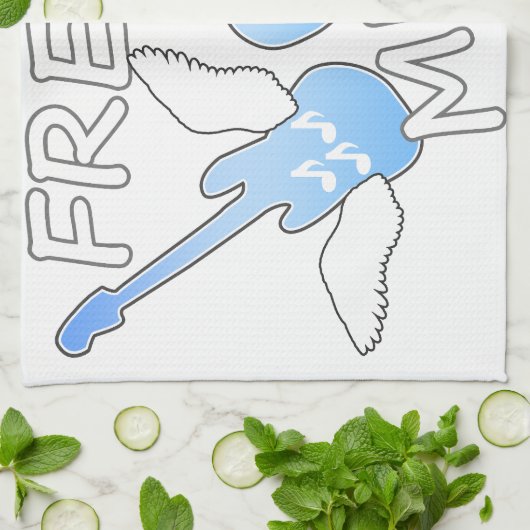 Kostenlose Musik Geschirrtuch (Gefaltet)