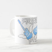 Kostenlose Musik Kaffeetasse (Vorderseite Links)