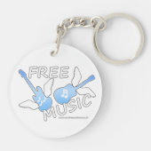 Kostenlose Musik Schlüsselanhänger (Rückseite)